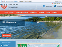 Tablet Screenshot of dalmacijatour.cz